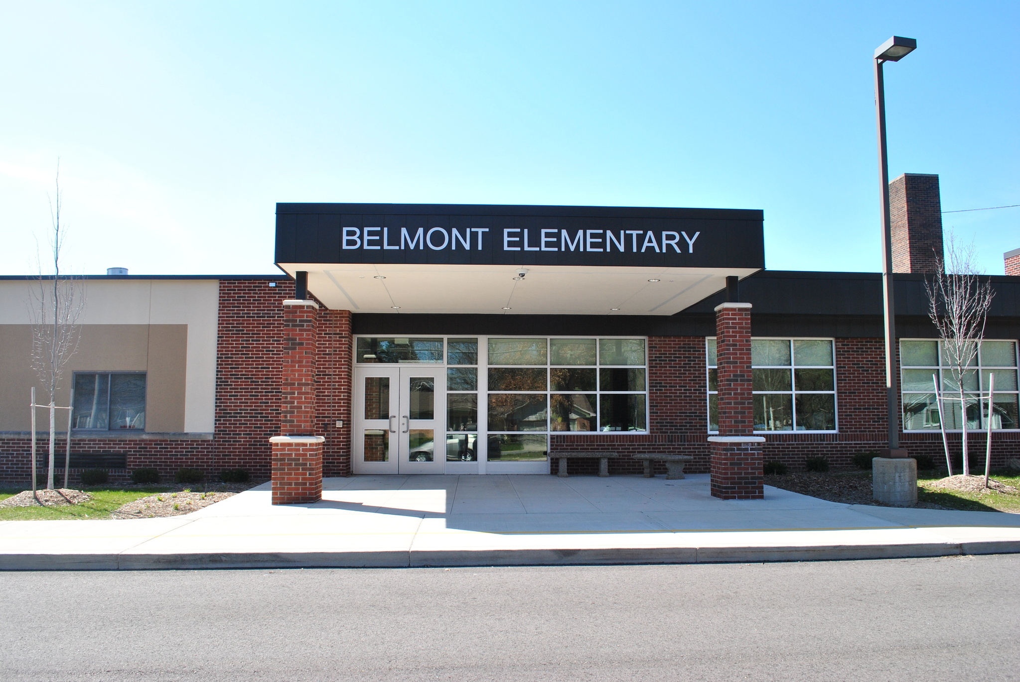 Belmont Elementary Prominent Entrance
