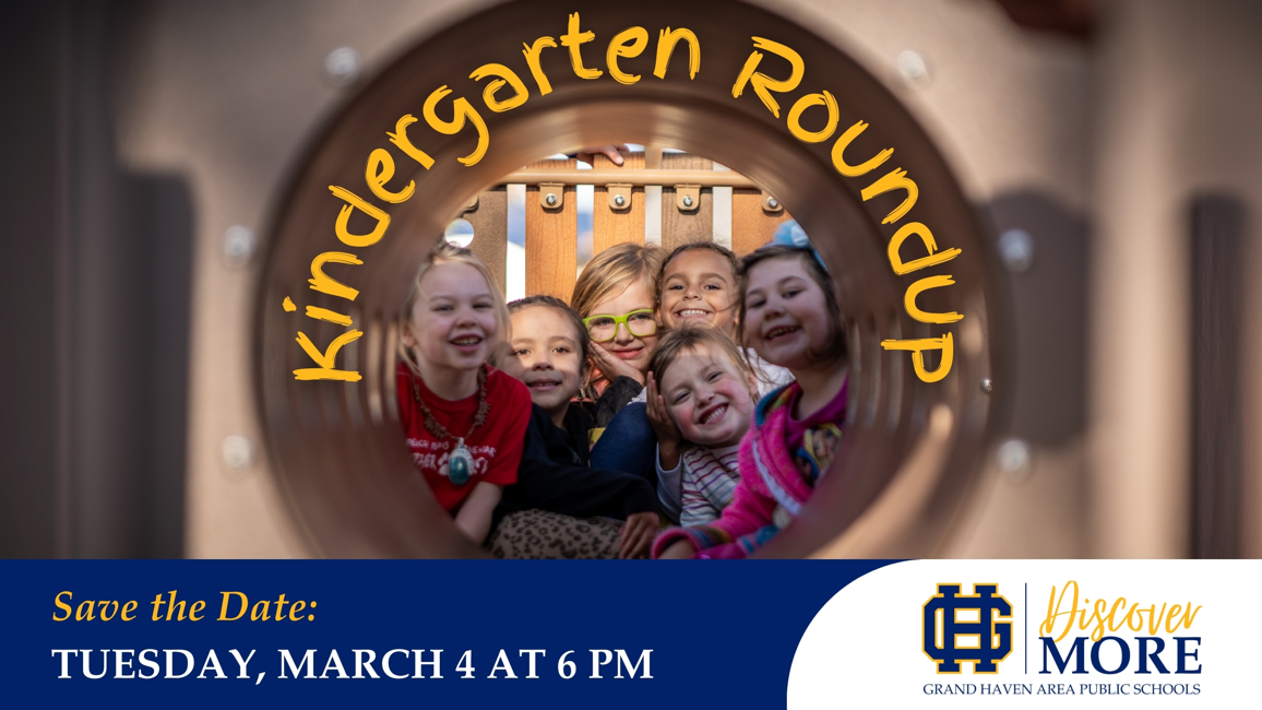 Save the Date: Kindergarten Round Up is Tuesday, March 4h at 6pm