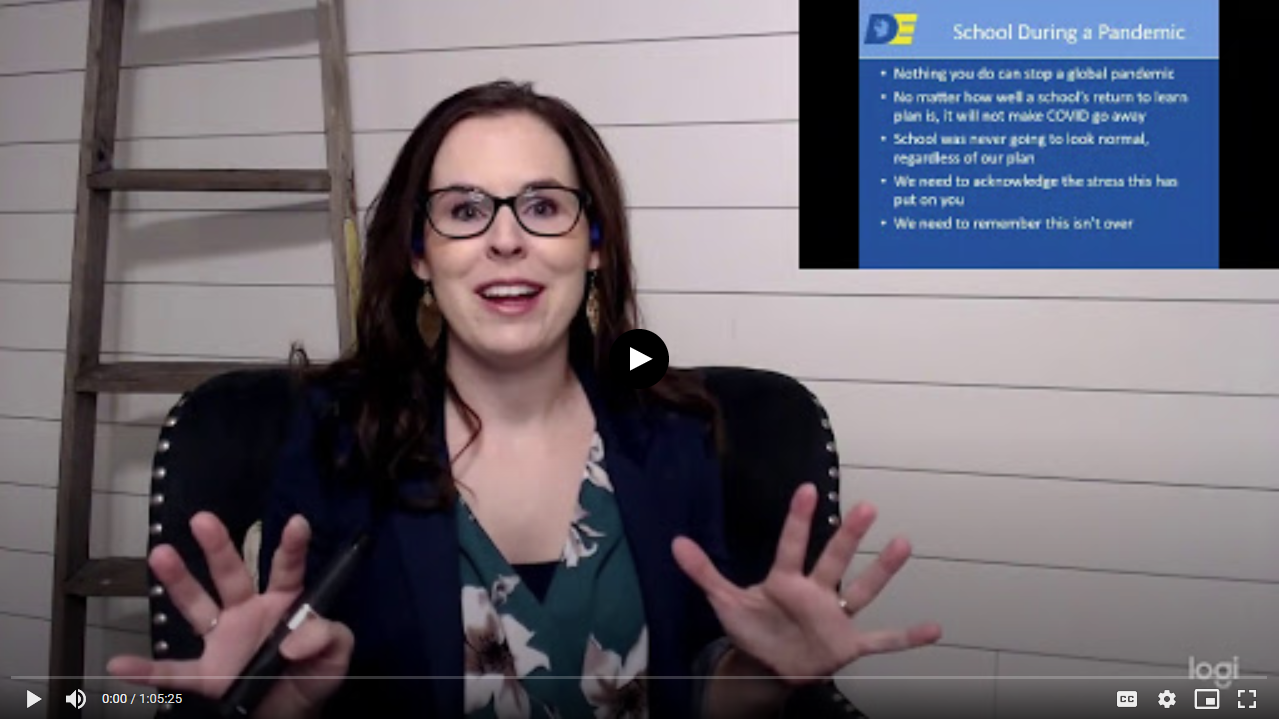 Taking time to care for staff and admin: Video