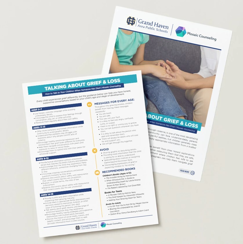 Grief Flyer Mockup
