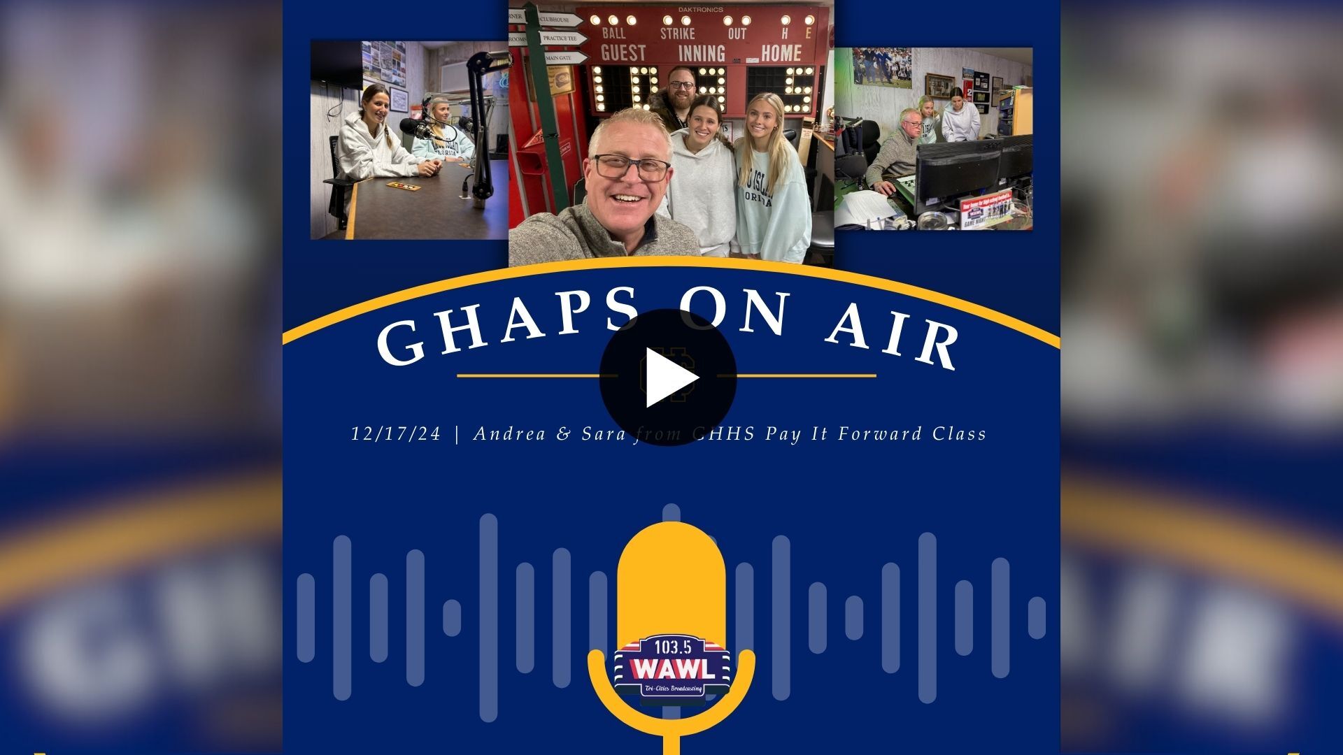 YouTube Video Preview of GHHS students on the radio with Eric Kaelin from WAWL 103.5